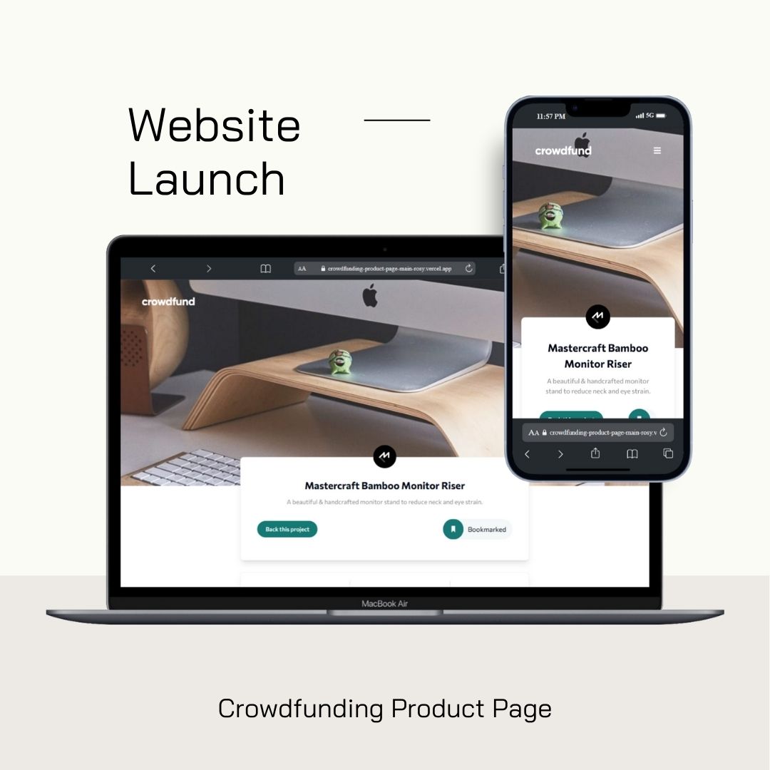 Crowdfunding Product Page