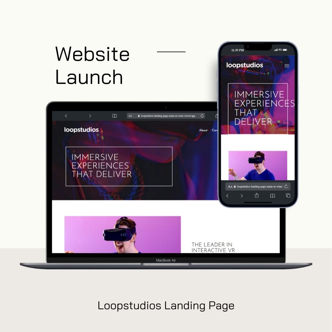 Loopstudios Landing Page